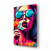 Lollipop Glass Wall Art || Designer Collection.